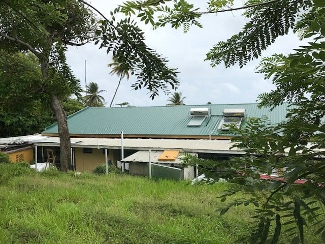 New roof on Hilarion Home in Sauteurs, Grenada