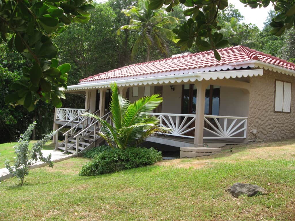 Oceanview cottages at Petite Anse Hotel in Grenada
