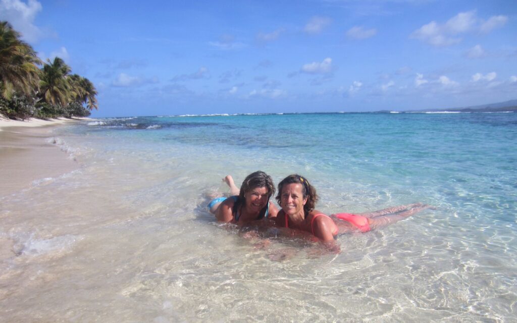 Grenada January weather sunny beach calm sea