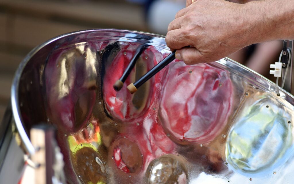 Grenada culture music festival July steel pan