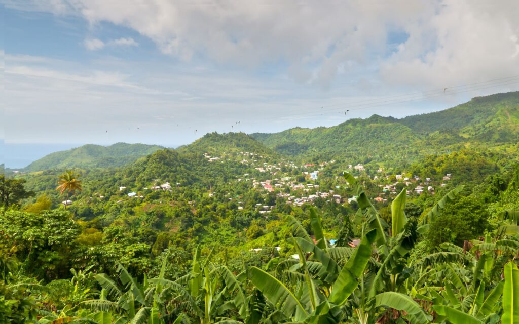 Exploring the countryside of northern Grenada
