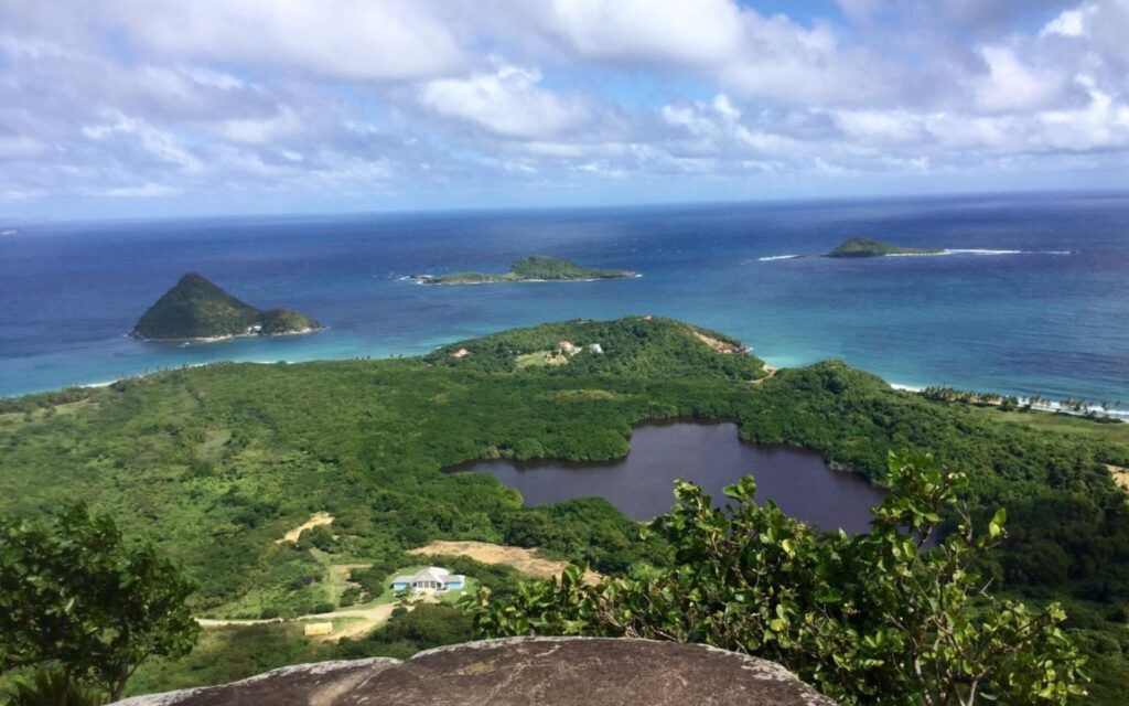 View from the Welcome Stone Walk in northern Grenada