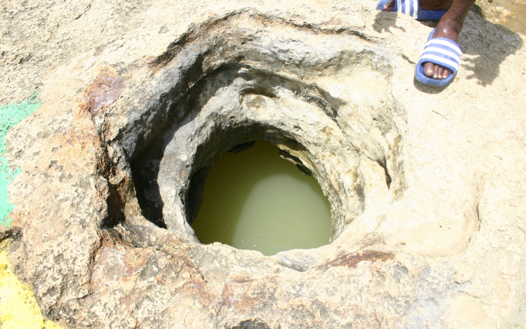 Natural geothermal activity creates sulphur springs beneath the surface.